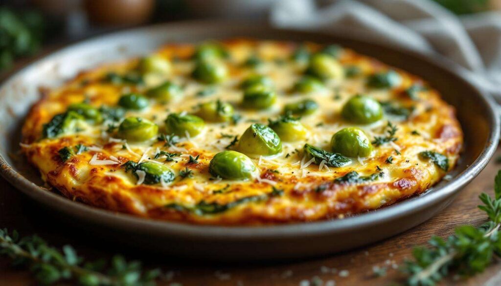 Rosenkohl Frittata: die deftige Eierspeise für Frühstück oder Brunch