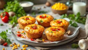 Rührei-Muffins mit Gemüse: Meal Prep fürs Frühstück