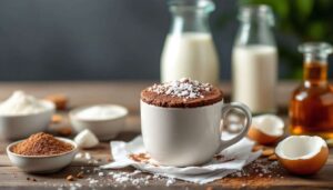Figurfreundlicher Schoko-Mug-Cake: Naschen ohne Reue in 3 Minuten