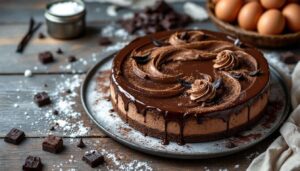 Schoko-Käsekuchen ohne Boden: Cremiger geht's nicht