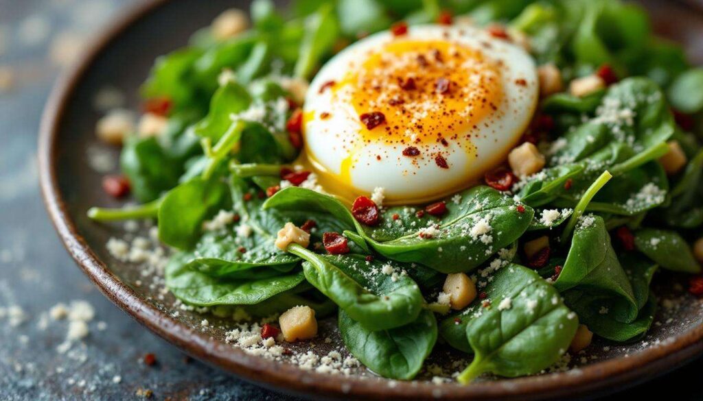 Dieses 15-Minuten-Rezept mit Ei und Spinat rettet jedes Abendessen