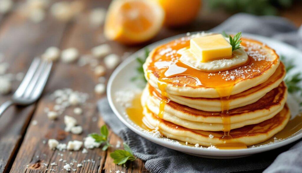 Fluffige Pancakes ohne Mehl: Der Low-Carb-Trick mit Frischkäse