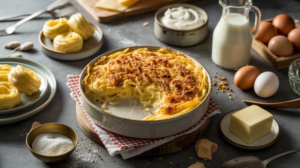 Nudelauflauf wie bei Mama: Das Originalrezept mit Sahnesoße