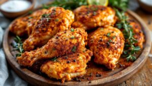 Hähnchenschenkel aus dem Airfryer: So werden sie außen knusprig und innen saftig