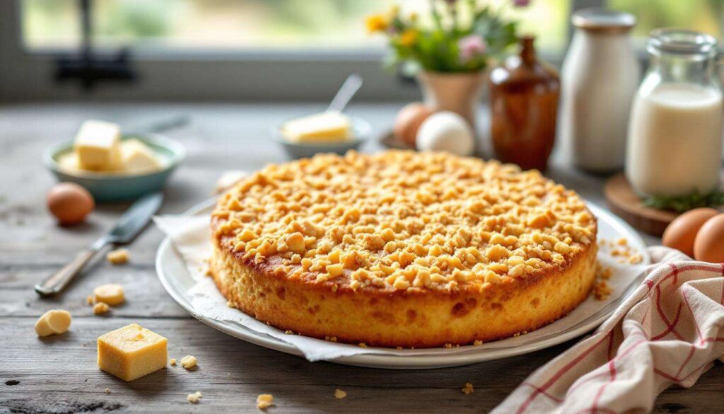 Puddingkuchen mit Streuseln: Das Rezept, das sogar Konditor-Niveau erreicht