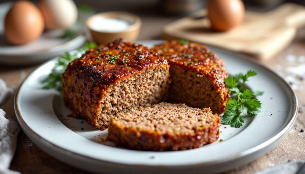 Dieser Hackbraten aus dem Airfryer wird außen kross und innen saftig-zart