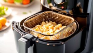 Heißluftfritteuse reinigen: Mit diesem Trick glänzt der Korb wie neu
