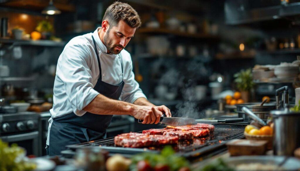 Visar Behramis (45) Spezialität sind seine Steaks