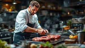 Visar Behramis (45) Spezialität sind seine Steaks