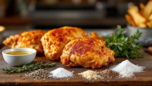 Hast du schon mal Hähnchenschenkel in der Heißluftfritteuse gemacht?