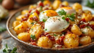 Carbonara-Kartoffeln aus dem Ofen: Cremig, würzig und besser als das Original