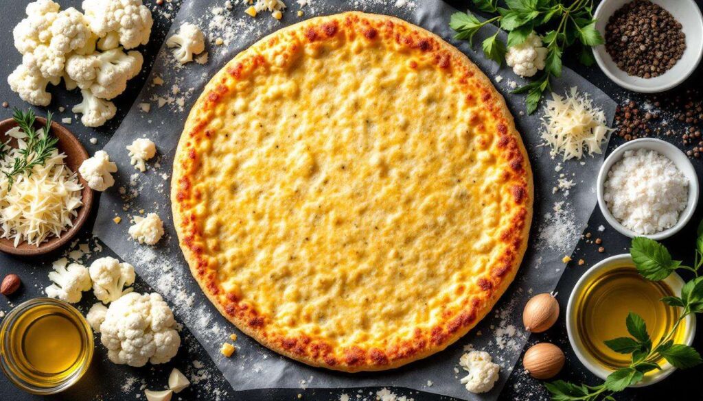 Low-Carb-Pizzaboden aus Blumenkohl: So knusprig wie beim Italiener