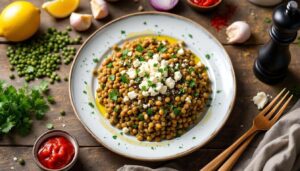 Warmer Linsensalat mit Feta: Das Protein-Gericht für kalte Abende
