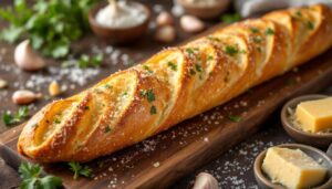 Knoblauch-Baguette aus dem Airfryer: Außen knusprig, innen buttrig-weich