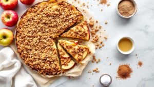 Apfel-Crumble aus dem Airfryer: Fertig in 15 Minuten mit knuspriger Haferstreusel