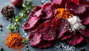 Rote-Bete-Chips aus dem Airfryer: Gesunder Snack in nur 10 Minuten