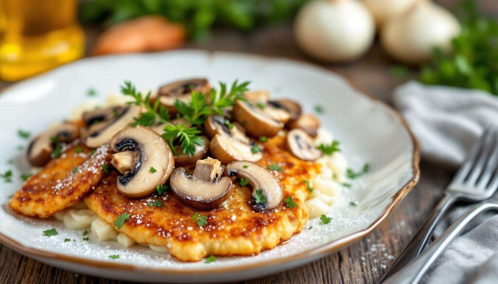Champignon-Rahm-Schnitzel: Das schnelle Feierabendgericht in 25 Minuten