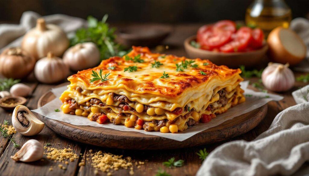 Kartoffel-Lasagne mit Hackfleisch und Champignons – so gelingt sie ohne Nudelplatten
