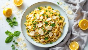 Pasta mit Joghurt-Knoblauch-Sauce: frisch, leicht und in 15 Minuten fertig