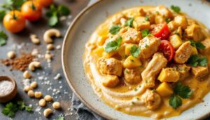 Cremiges Chicken Korma wie im Restaurant – mildes Hähnchencurry mit Joghurt & Kokosmilch