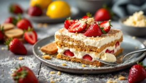 Erdbeer-Tiramisu ohne Ei: himmlisch cremig und in 15 Minuten fertig