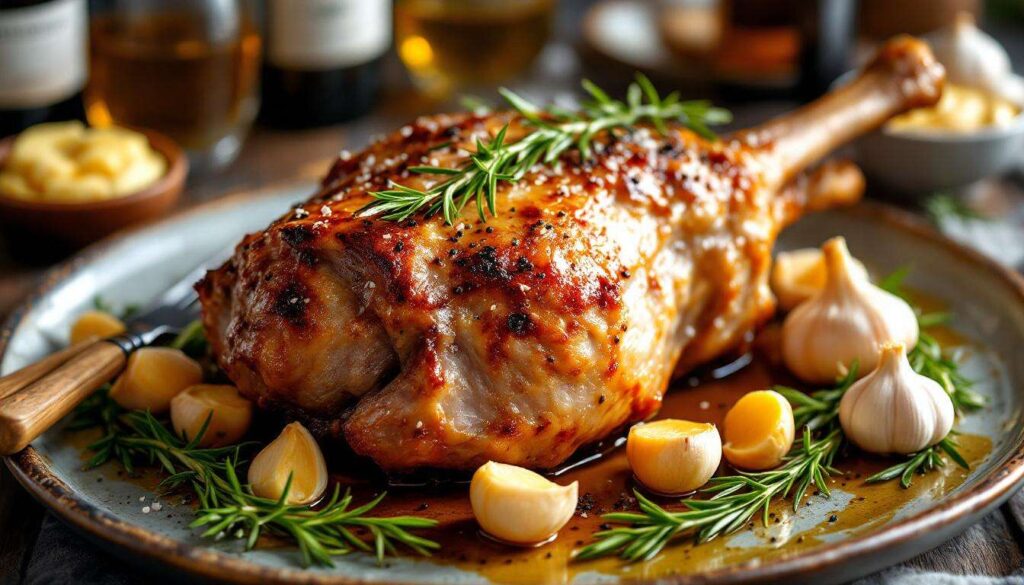 Lammkeule aus dem Ofen: Mit Rosmarin und Knoblauch – das perfekte Osteressen