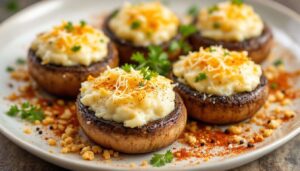 Gefüllte Champignons aus dem Airfryer: Der Käse-Knoblauch-Trick für maximalen Geschmack
