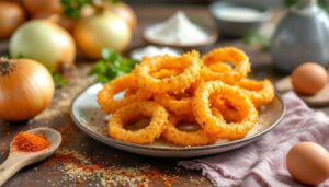 Zwiebelringe aus dem Airfryer: So kross wie von der Imbissbude – der Paniermehl-Trick