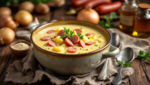 Kartoffelsuppe mit Würstchen wie früher: Das Rezept, das nach Kindheit schmeckt