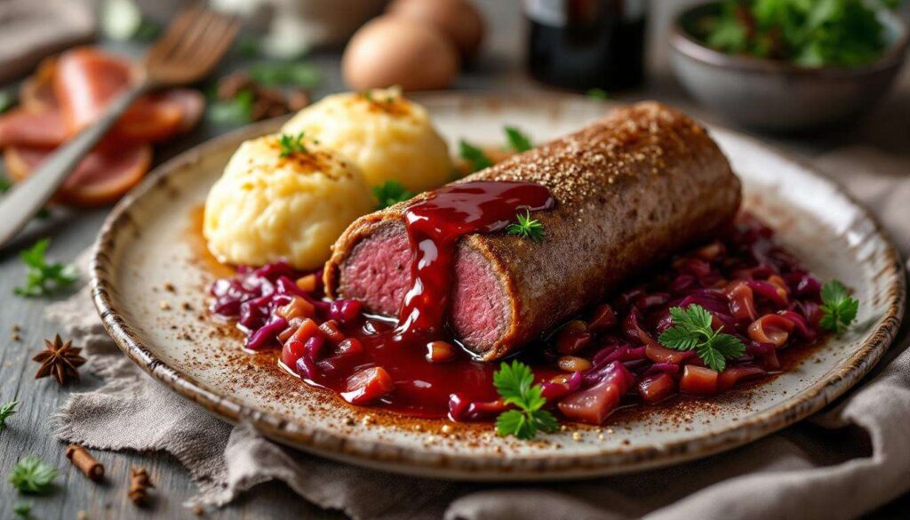 Rouladen mit Rotkohl und Klößen: Das perfekte Sonntagsessen wie bei Oma