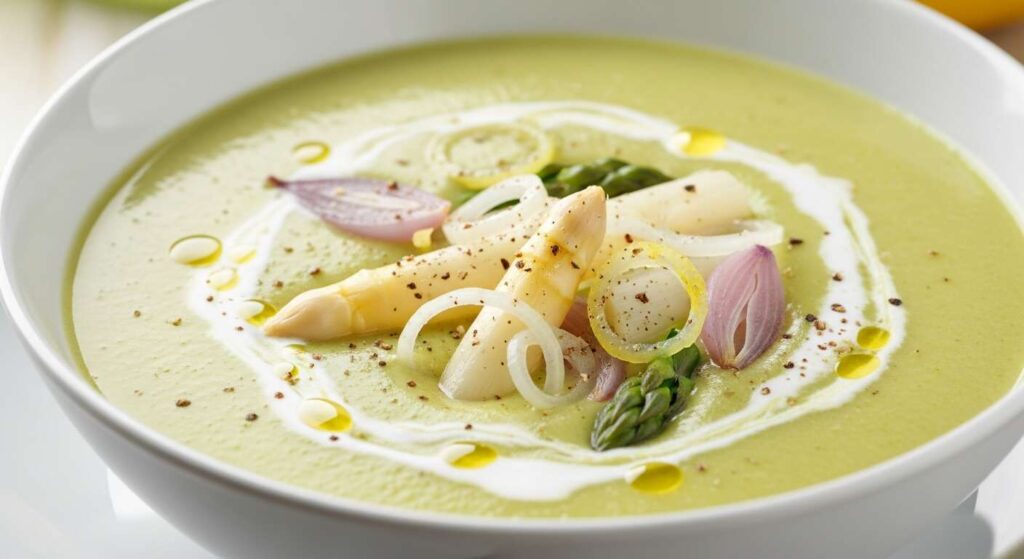 Spargelcremesuppe wie im Restaurant: Der Sahne-Trick, den Profiköche verraten