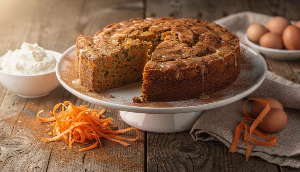 Karottenkuchen ohne Mehl: Mit diesem Quark-Trick wird er unglaublich saftig