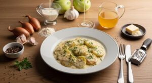 Der beste Freund eines Kohlrabis ist samtige Soße